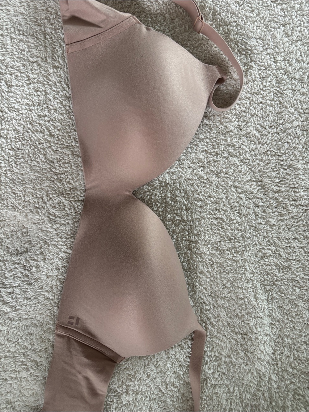 Tommy John Nude Pink Seamless T-Shirt Bra